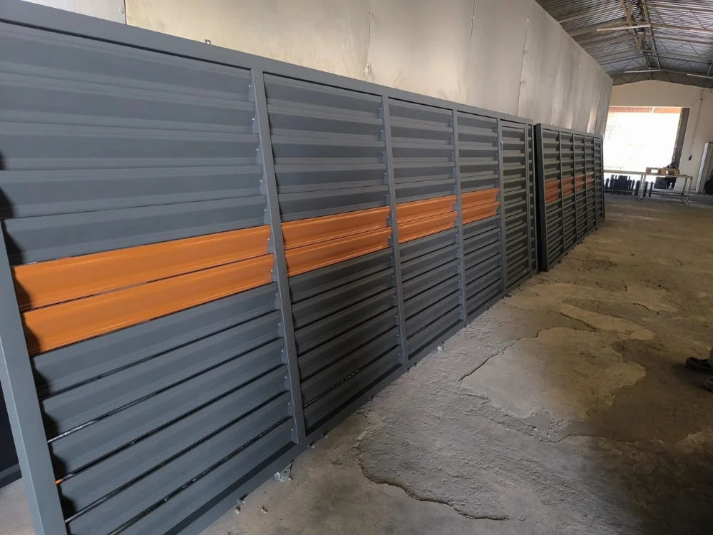 Raylı Sürgülü Otomatik Garaj ve Bahçe Kapısı (5,5 m / 1,8 m)- Sürgülü Kapı Modelleri - Görsel 4