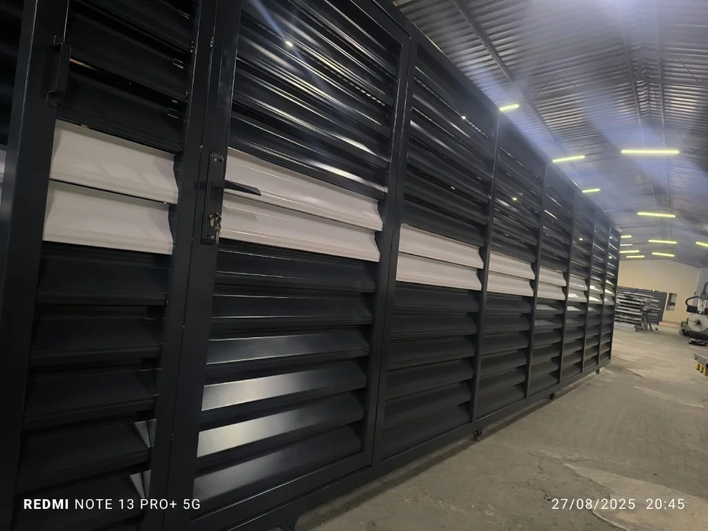 Raylı Sürgülü Otomatik Garaj ve Bahçe Kapısı (5,5 m / 1,8 m)- Sürgülü Kapı Modelleri - Görsel 5