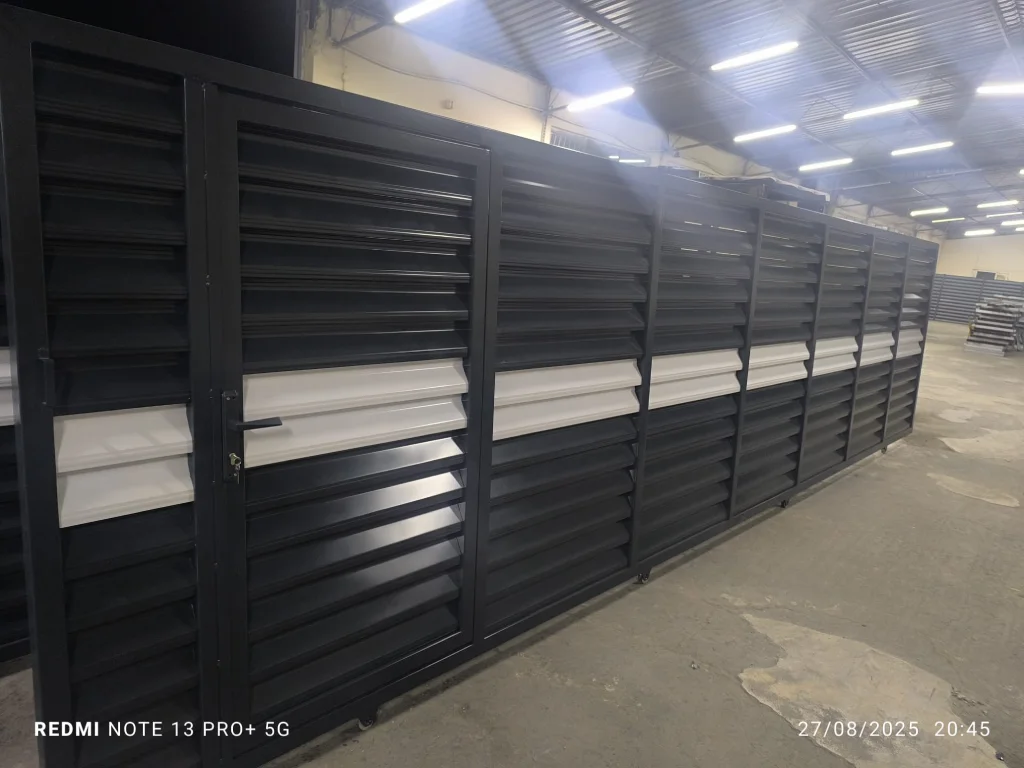 Raylı Sürgülü Otomatik Garaj ve Bahçe Kapısı (5,5 m / 1,8 m)- Sürgülü Kapı Modelleri - Görsel 6